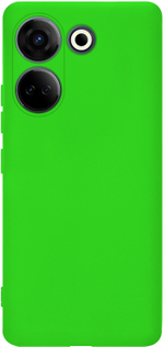 Мягкий Soft Touch чехол из силикона для TECNO CAMON 20 / 20 PRO 4G с бархатной подкладкой