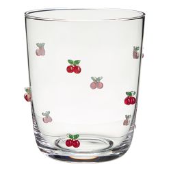 ГРАФИН С КРЫШКОЙ-СТАКАНОМ "FRUITY CHERRY" 890/330 МЛ