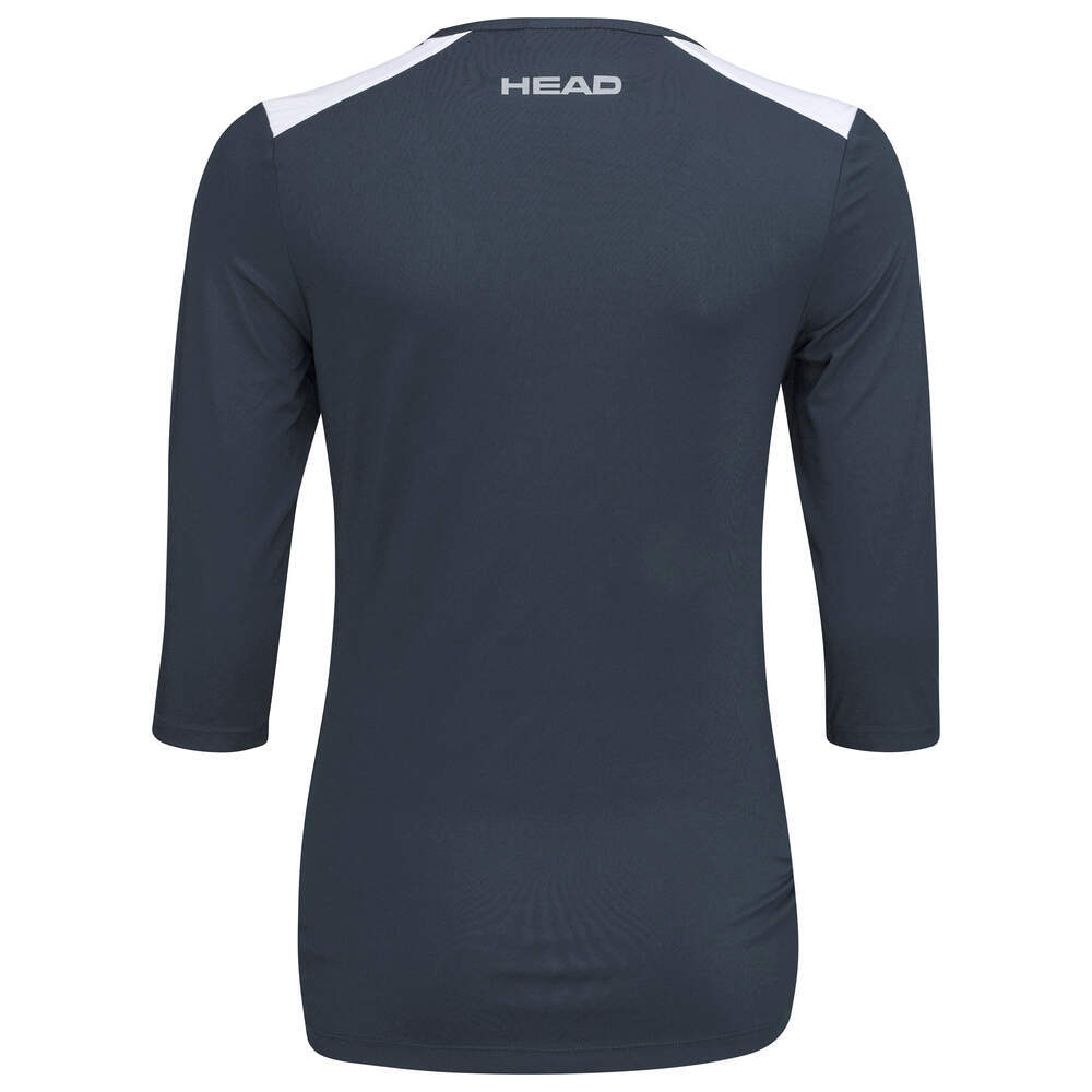 Женская теннисная футболка (dł. Рукава) Head Club 22 Tech 3/4 Shirt - небесный