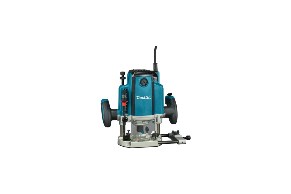 Фрезер погружной Makita 1650Вт, 12мм, гл. погруж. 0-70мм, 22000об/мин, пл. пуск, защ. от непр. включения, тормоз, микролифт, подсветка RP1803FX02