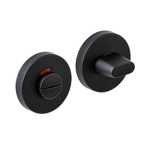 Фиксатор с индикатором занятости APECS WC-0206-INOX/201-BLM черный матовый