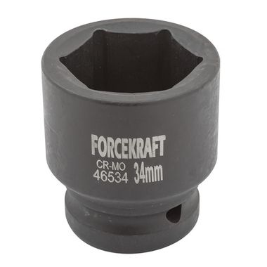 Головка ударная 3/4'', 34мм (6гр) FORCEKRAFT FK-46534