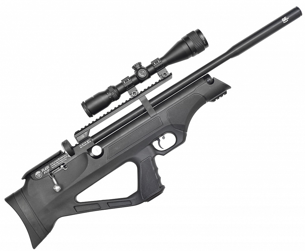 Винтовка пневматическая Hatsan FLASHPUP QE, cal. 5.5mm (пластик) (3 дж)
