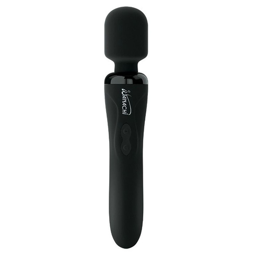 Черный аккумуляторный вибратор-wand 23см PipeDream Wanachi Body Recharger Black 3039-23