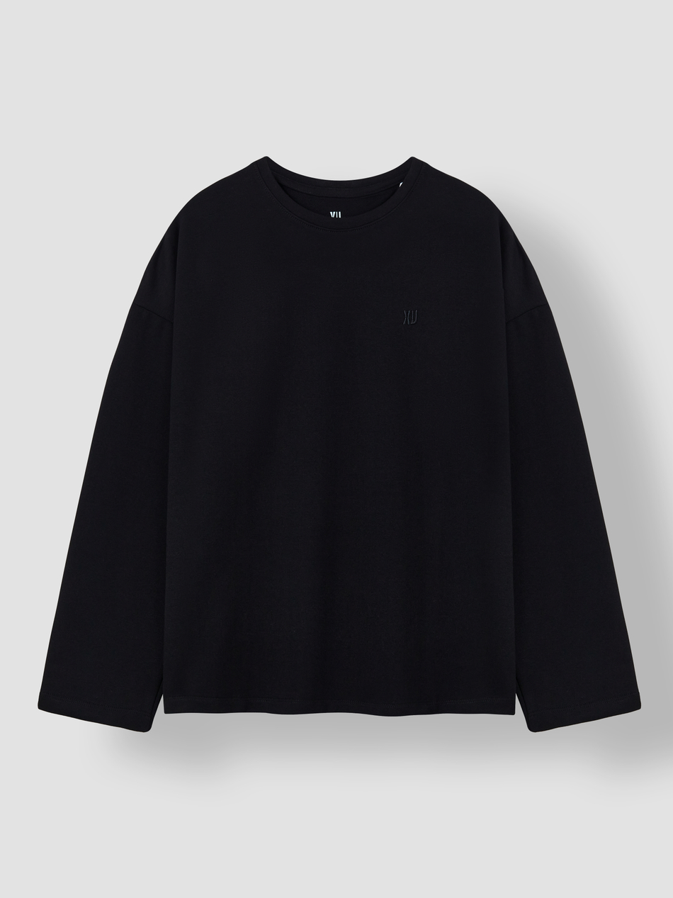 ЛОНГСЛИВ ОВЕРСАЙЗ МУЖСКОЙ PATTERN II BLACK