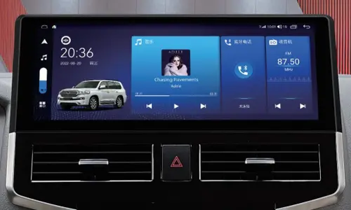 Магнитола для Toyota Land Cruiser 200 2015-2021 (c JBL и 360) - Kuberg HP-T1502 монитор 15" на Android 12, Быстрая, 4G SIM-слот