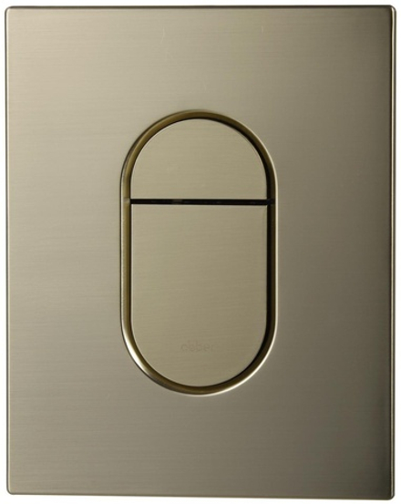 Кнопка для инсталяции REIN RLINE-R BRUSHED GOLD матовое золото овал ABS