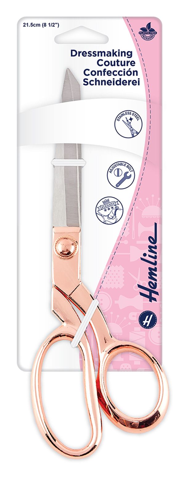 Ножницы закройные (портновские) 21.5 см, цельнометаллические, Hemline