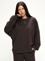 Костюм oversize в стиле спорт шик, 713.9059.91.03, цвет шоколад