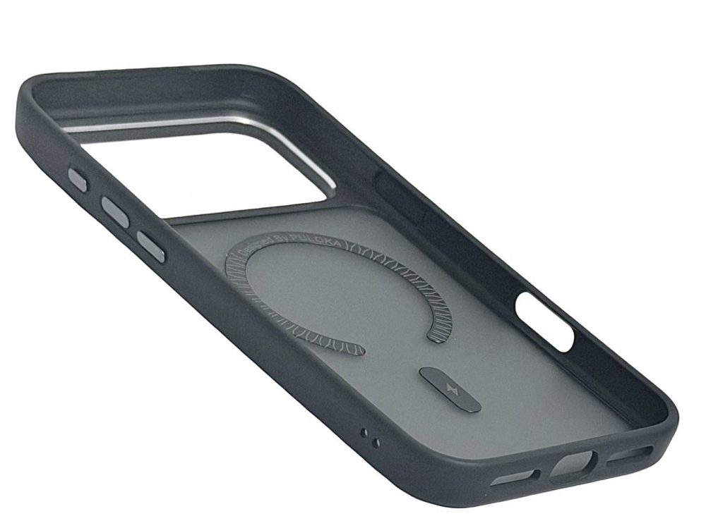Накладка для i-Phone 17 Pro Puloka Magsafe черный