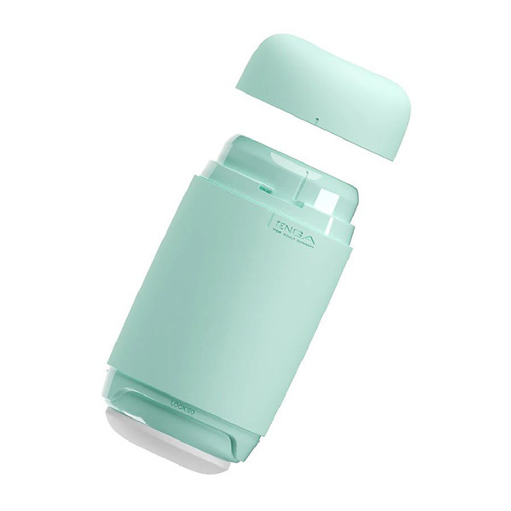 Мятный мастурбатор 16,5см Tenga Puffy Mint Green PUF-002