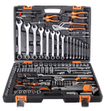 Набор инструментов, 1/2", 1/4", CrV, в кейсе 151 предмет Вихрь