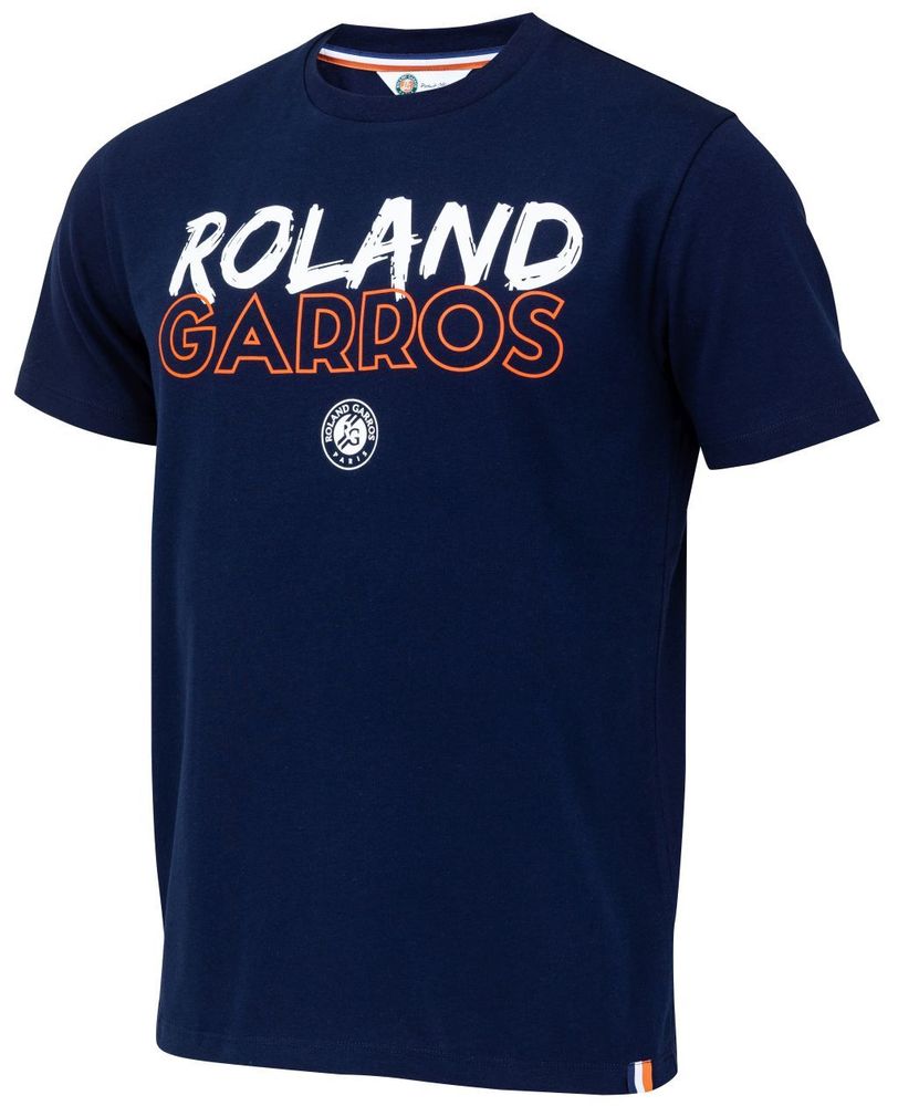Футболка мужская теннисная Roland Garros Tee Shirt Roland Garros - marine