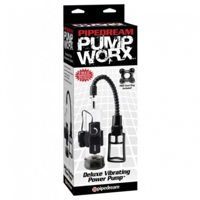 Вакуумная помпа Pump Worx Deluxe Vibrating Power Pump (Цвет: прозрачный с черным)