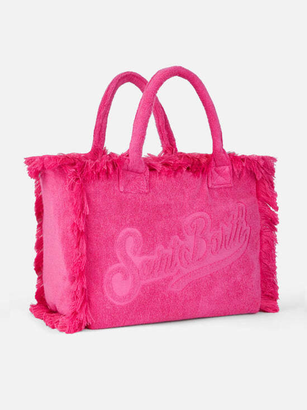 Пляжная сумка Saint Barth Vanity terry розовая