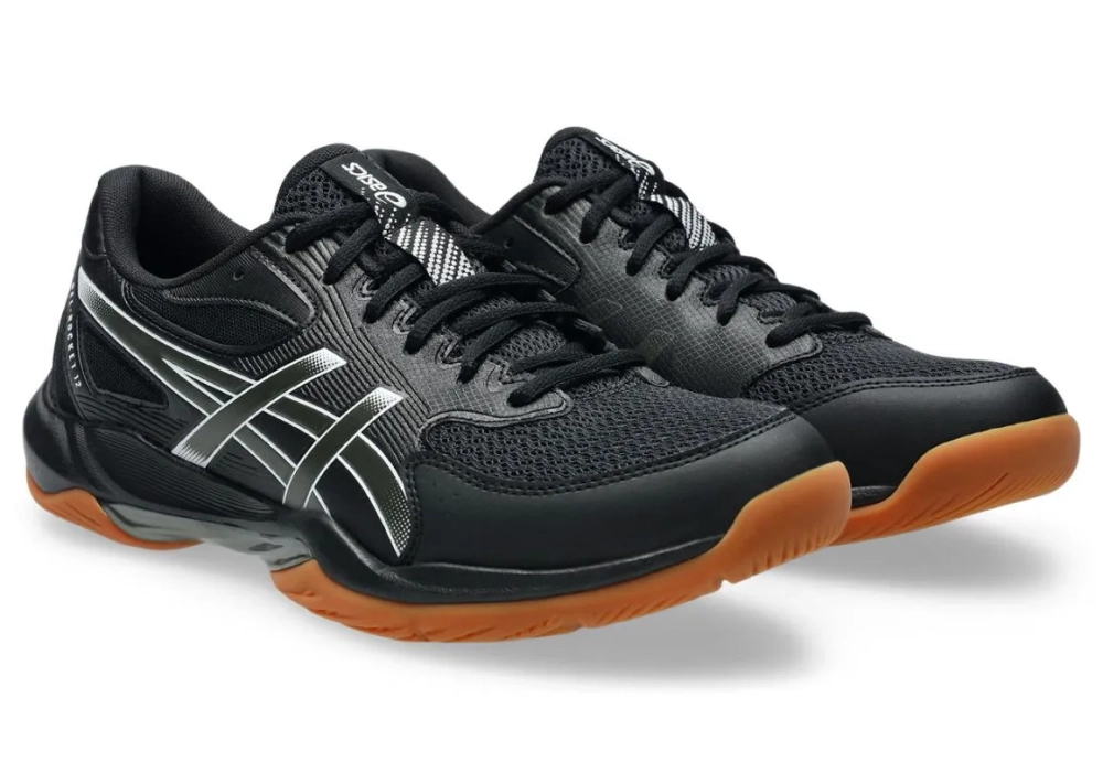Мужские кроссовки для сквоша/бадминтона Asics Gel-Rocket 12 - black/gunmetal