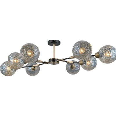 IL0253-8CSQ-79 BK AB светильник потолочный ILLUMICO, E14х8