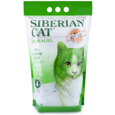 Наполнитель Сибирская Кошка Элита Эко силикагель для кошек 4 л