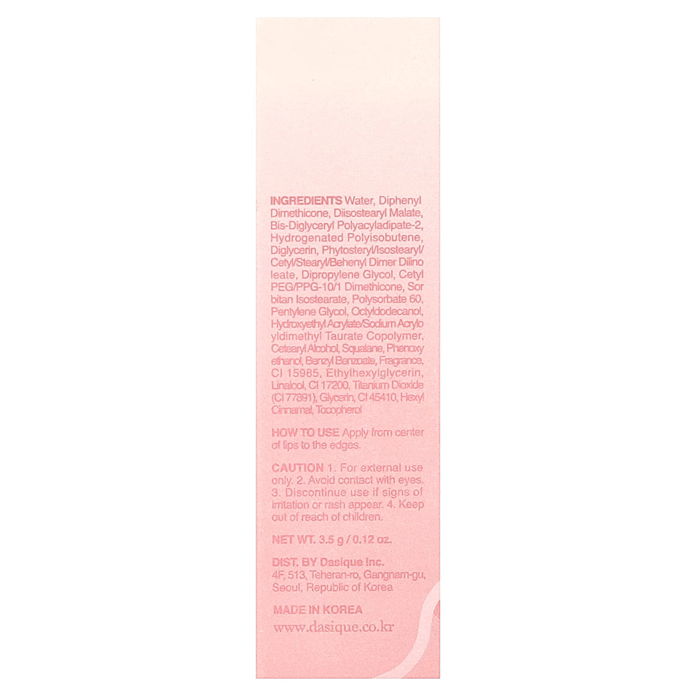 Dasique, Juicy Dewy, краситель для росы, 14 персиков, 3,5 г (0,12 унции)