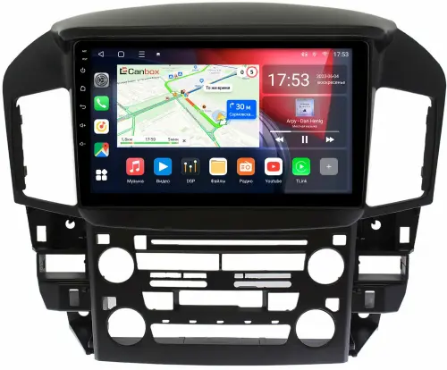 Магнитола для Lexus RX300 U10, Toyota Harrier 1 1997-2003 (взамен монохрома) - Canbox 9218 Qled, Android 10, Быстрая, SIM-слот