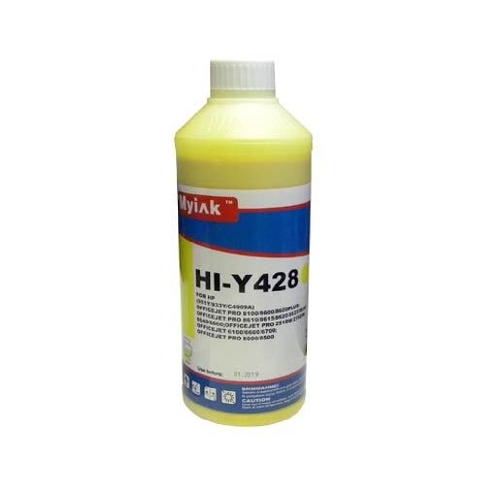 Чернила для HP (933/935/940/951) (1л,yellow,Pigment) HI-Y428 EverBrite™ MyInk Чернила для HP (933/935/940/951) (1л,yellow,Pigment) HI-Y428 EverBrite™ MyInk