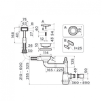 Арматура Omoikiri WK-1-LG