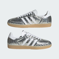ADIDAS Кроссовки Samba с змеиным принтом, серебристый