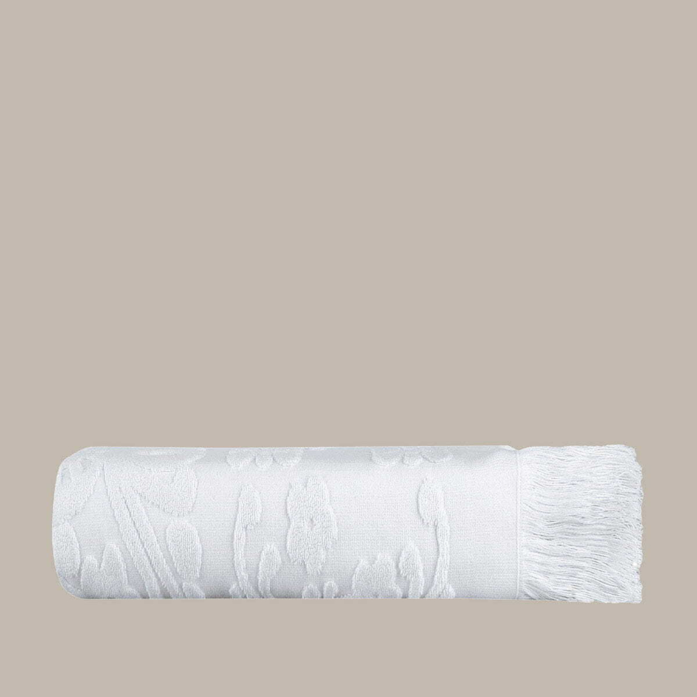 Полотенце 30х50 Arya home Isabel Soft белое