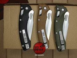 Нож Microtech Amphibian G10 - черная рукоять G10, клинок стоунвош RK/457