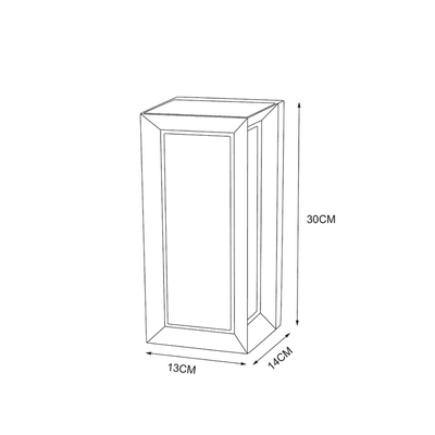 Уличный настенный светильник Arte Lamp ULYSSES A8130AL-1BK, 1хLED