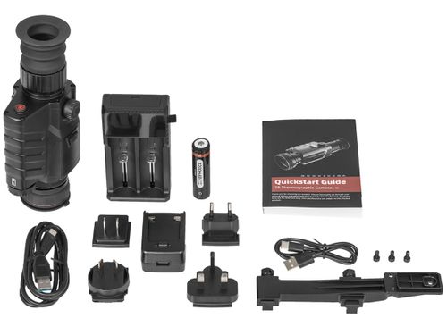 Тепловизионный прицел EATECH SR330 (Guide TR430) x3.3-13.2, 384x288 12μm ≤30 mk, ø35мм, обнаруж.1400м, до 8ч, IP67, 540г