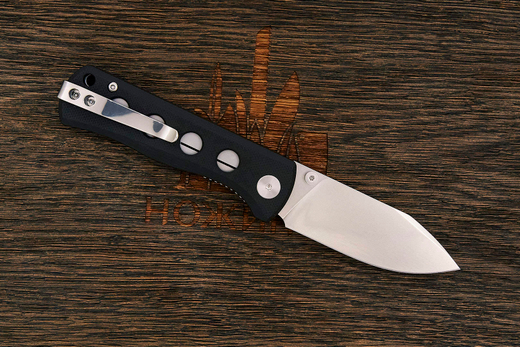 Нож складной QSP QS150-A1 Canary Folder, клинок 72мм, сталь Sandvik 14C28N, рукоять G10 чёрный