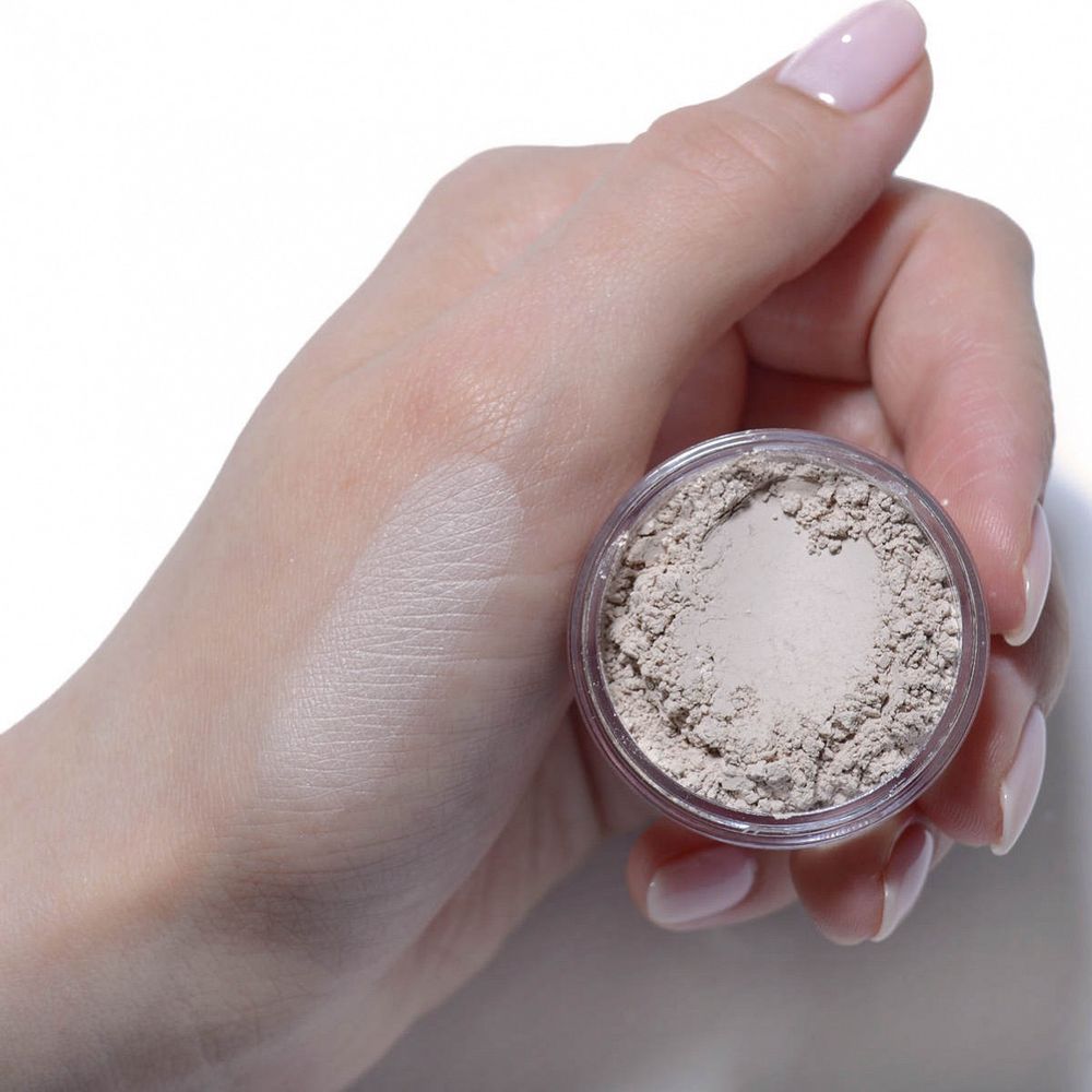 Тени для глаз матовая коллекция ES101 Светло-кремовый 1,5 г (Kristall Minerals Cosmetics)