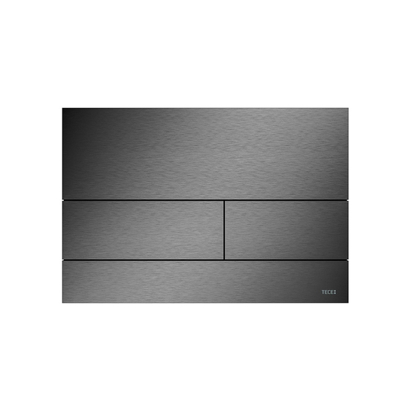 Кнопка смыва TECEsquare 9240836 с двумя клавишами, сатин черный хром