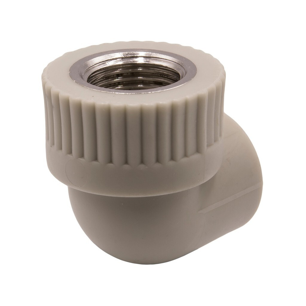 Уголок комб. вн 20х1/2'' EVER® СЕРЫЙ (Россия)