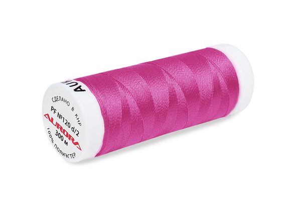 Нитки для креативных работ Aurora №120, 300 м, цв. PF127, 5 катушек