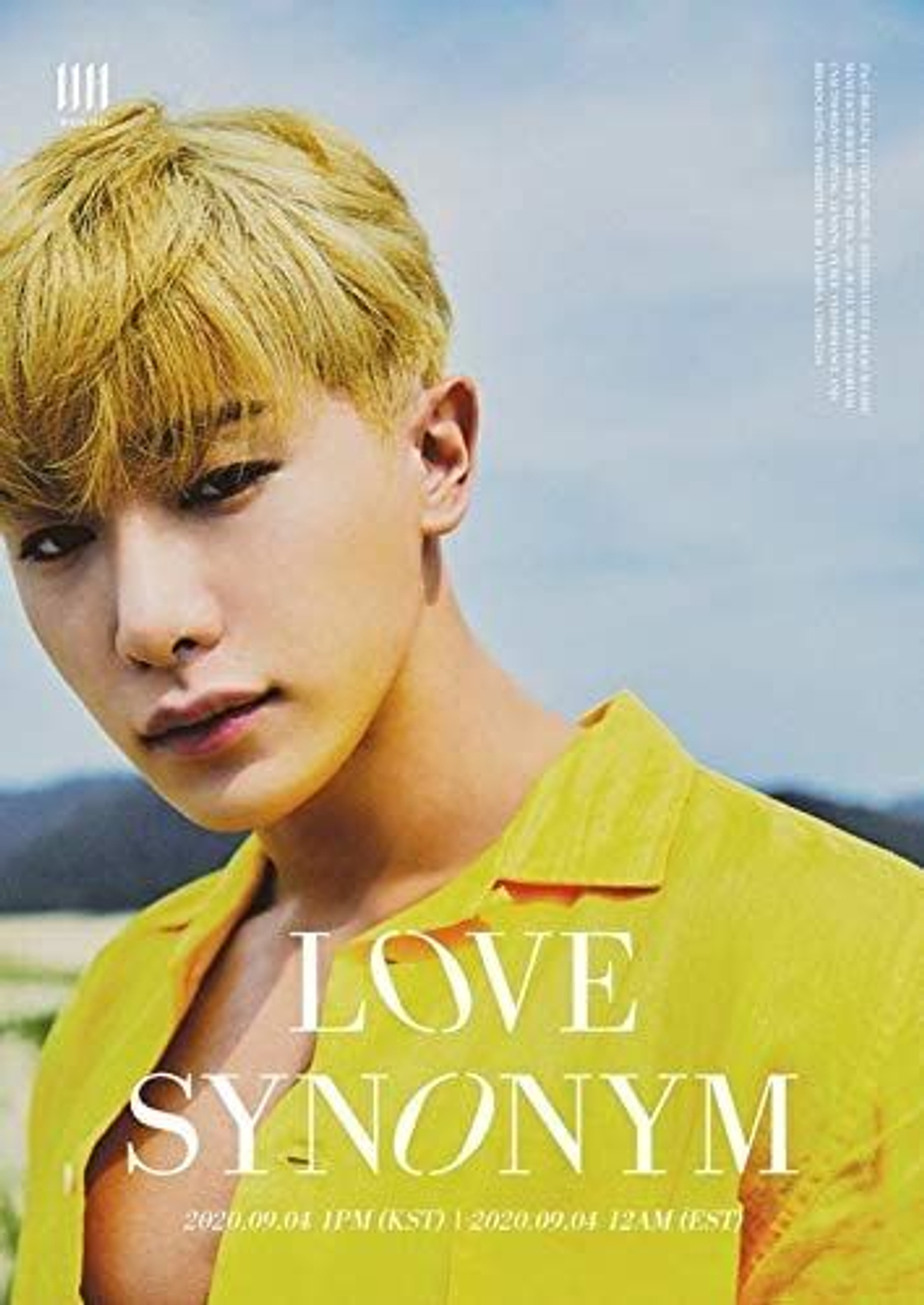 Альбом Monsta X Wonho - Love Synonym #1. Right For Me 1st Min Album 3 Version SET
