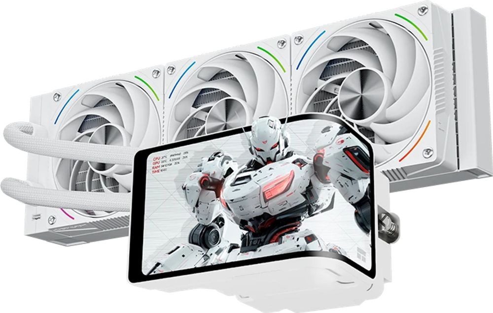 Жидкостное охлаждение Thermalright Wonder Vision 360 Turbo ARGB White