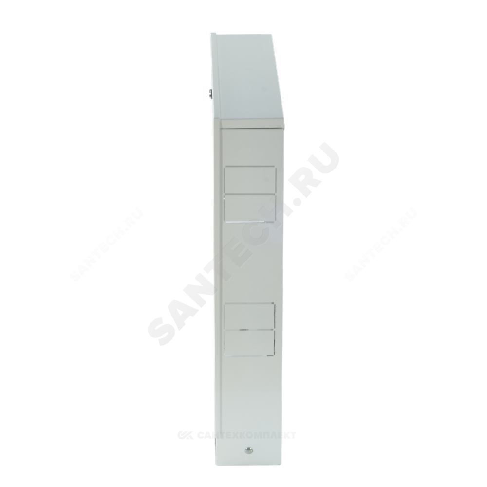 Шкаф коллекторный наружный сталь ШРН-1 450х118х652-715мм RAL 9016 (Белый) Wester 0-32-1010