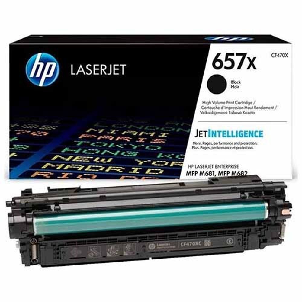 Картридж HP 657X (CF470X) для LaserJet M681/M682 черный (28K)