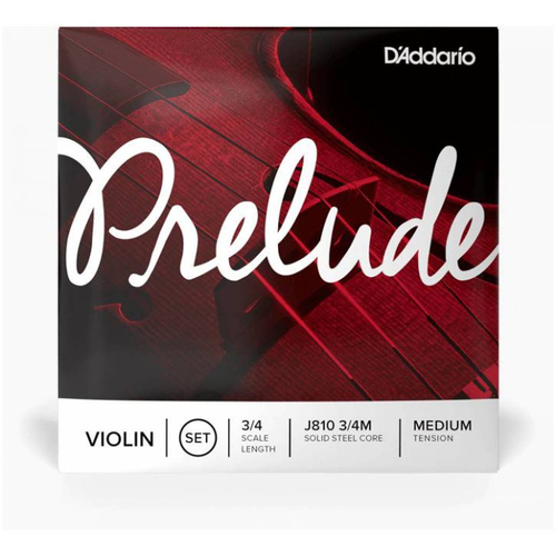 Струна вторая (ля) для скрипки D'Addario Prelude 3/4