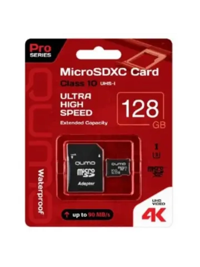 Карта памяти QM128GMICSDXC10U3 microSDHC 128 ГБ