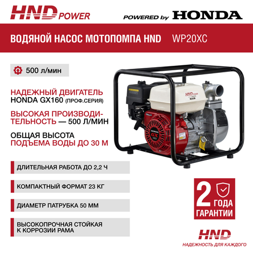 Мотопомпа HND WP20XC