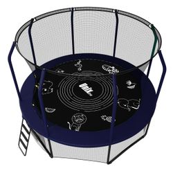 Батут UNIX line SUPREME GAME 14 ft (blue)
