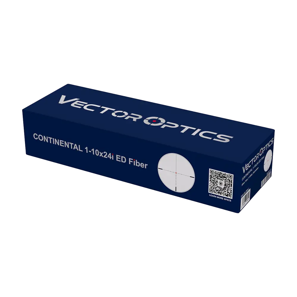 Оптический прицел Vector Optics Continental x10 1-10x24i ED Fiber, сетка VCO-7 Mil, 30мм (SCOC-47)