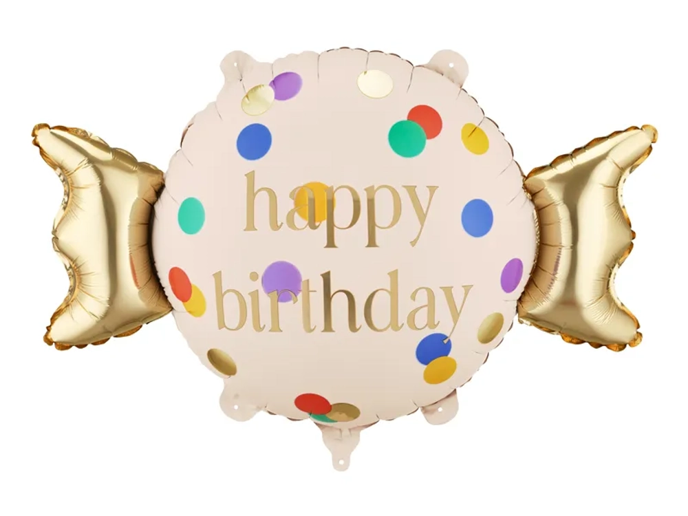 Шар конфетка "С Днём Рождения" [Happy Birthday] (60см)
