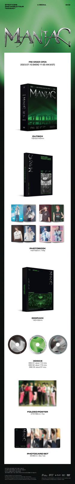 Stray Kids - 2nd World Tour "MANIAC" in SEOUL [DVD]