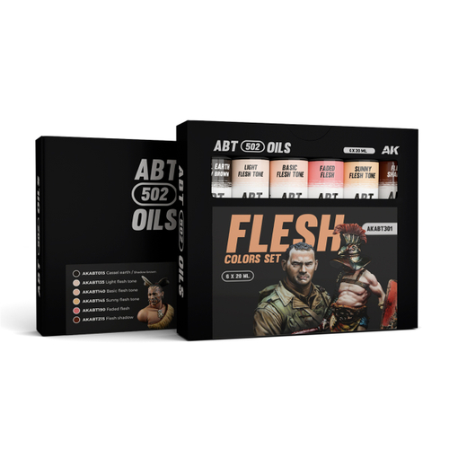 Abteilung 502 Flesh Colors Set - набор масляных красок, 6х20 мл