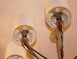 Ilfari Loving arms Chandelier by Ipe cavalli стальной+ бежевый 8 плафонов