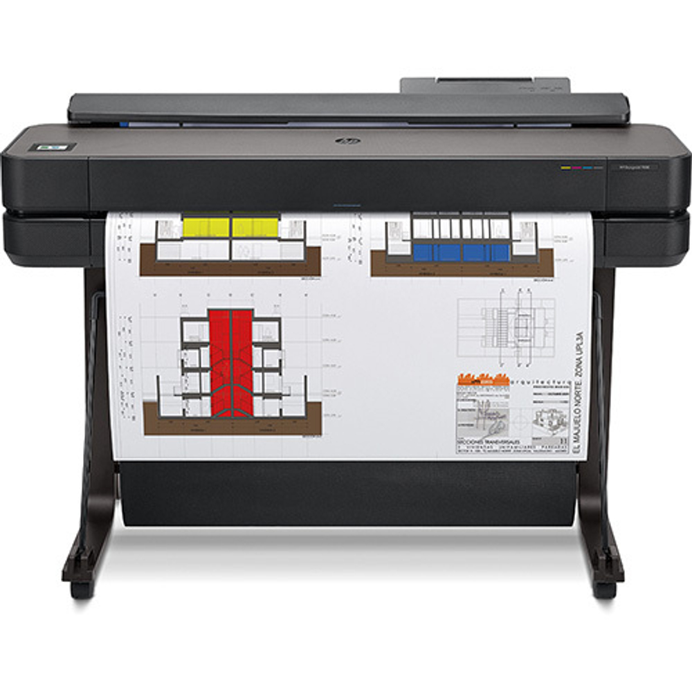 Принтер HP DesignJet T650, A0, 36", 4-цвета, Wi-Fi, подставка, цветной